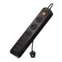 Portronics Power Plate 13 Multiplug Extension Board with 5 Power Sockets, 1500W, 2M Cord Length, Fire Proof Material, Short Circuit Protection(Black)...