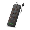 Portronics Power Plate 7 with 6 USB Port + 8 Power Sockets Power Strip Extension Board...