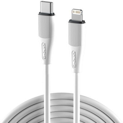 Portronics Silklink 20W Type-C to 8 Pin Fast charging Cable
