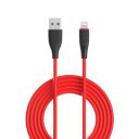 Portronics Silklink 3A USB to 8 Pin Fast charging Cable for Lightning Devices,Premium Silicon Cable, 1M (Red)...