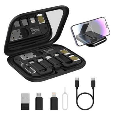 Portronics Snapcase 60W Multifunctional Fast Charging Data Cable Kit, Conversion Set