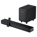 Portronics Sound Slick X 250W Bluetooth Soundbar with Wired Subwoofer for Deep Bass (Black)...