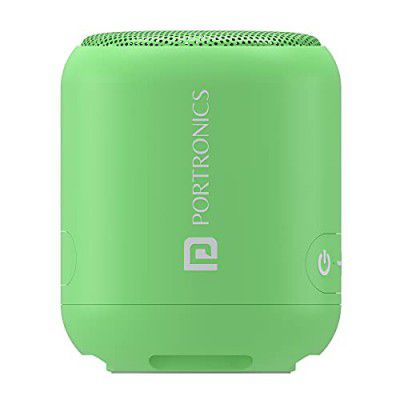 Portronics SoundDrum 1 10W TWS Portable Bluetooth 5.3 Speaker(Green)