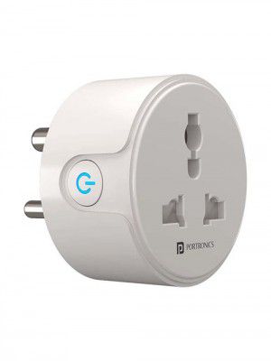 Portronics Splug 10 Wifi 10A Smart Plug (White)