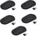 Portronics Toad 13 COMBO POR 10004 / 5 Units Pack Wireless Optical Mouse  (2.4GHz Wireless, Black)...