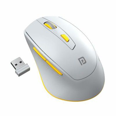 Portronics Toad 32 Wireless Mouse with 6 Buttons, 2.4 GHz Connectivity, (Grey)