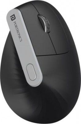 Portronics Toad Ergo Vertical Advanced Ergonomic /6 Button,Supports Wrist and Hand Posture Wireless Optical Mouse  (2.4GHz Wireless, Black)