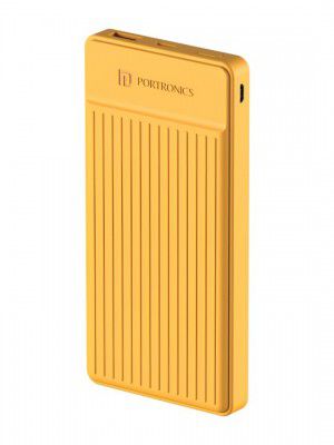 PortronicsLuxcell B12 10,000mAh 12W Power Bank with USB-A Output Port & Dual Input Port
