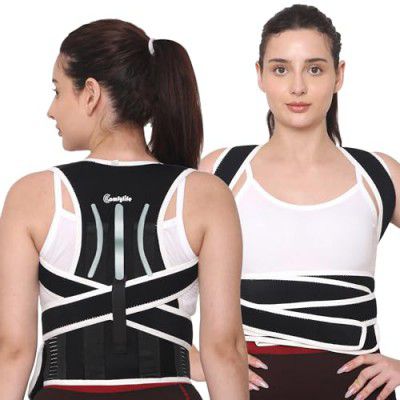Posture Corrector Belt for Men & Women - Back Support Belt for Back Pain Relief & Back Straight - Shoulder Support Belt for Men & Women - Body/Spine Posture Corrector Adult eFree Size