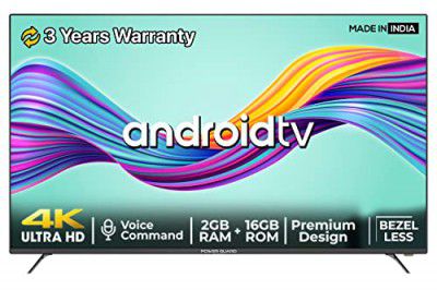 Power Guard (65") Frameless 4K Ultra HD Smart LED TV PG65F4K (Black)