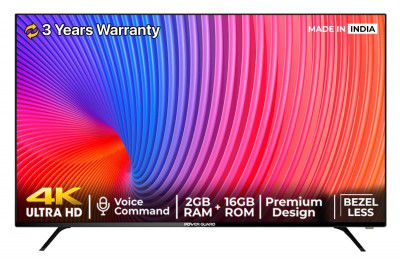 Power Guard 55" Frameless 4k Ultra HD Smart LED TV PG55F4k
