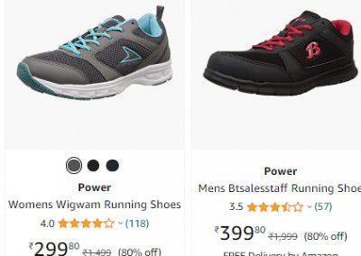 Power Mens Shoes Upto 80% Off