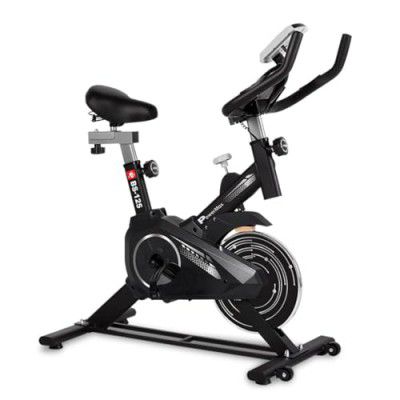 PowerMax Fitness BS-125 Spin Exercise Bike, Max User Weight 130kg