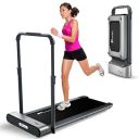 PowerMax Fitness JogPad-5 (5.0HP Peak) Smart Walk Double Fold Treadmill  ...