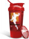 Powermax Fitness MSB-6S-IM-RED Ironman Protein Shaker Bottle with Single Storage 600 ml Shaker  (Pack of 1, Red, Plastic)...