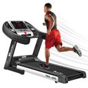 PowerMax Fitness® TDA-100_TDM-100M Series (2.0HP) Motorized Foldable, Electric Treadmill (FREE INSTALLATION)?LED Display | BMI | Spring Resistance?Running Machine for Max Pro-Workout by Walk, Run & Jo...