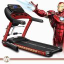 PowerMax Fitness X Marvel MT-1M Iron Man Edition (4HP Peak) Smart Folding Electric Multifunction Treadmill for Home Gym|Cardio Traning with Manual Incline, Speaker, Top Speed 14 kmph|100kg user weight...