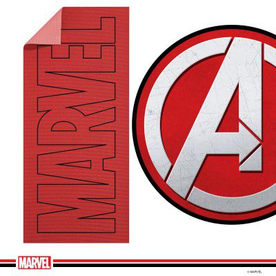 PowerMax Fitness X Marvel YP61.1 Marvel Edition Anti Skid Yoga mat with Bag