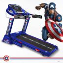 Powermax X Marvel MTA-2300-MTA-2300M_TDA-230-230M Ironman Edition (4HP Peak) Smart Folding Electric Treadmill with Auto Incline, MP3, Speaker, DIY and Virtual Assistance, Exercise Machine for Home Gym...