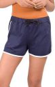 POWERmerc Solid Women Dark Blue Hotpants...