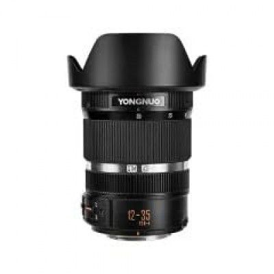 Powerpak YONGNUO YN12-35mm F2.8-4M Camera Lens Compatible with Olympus, Panasonic and Micro Four Thirds (M43) Mount Camera,Black