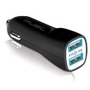 POWERUP by Fuel Dual USB Port Car Charger Compatible for All Smartphones and Tablets 3.1Amp High Speed - Black...