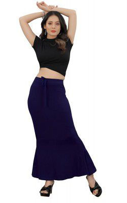 POXIMO Microfiber Fish Cut Flare Saree Shapewear, Petticoat, Skirts for Women, Cotton Blended Shape Wear for Saree (S to 2XL)