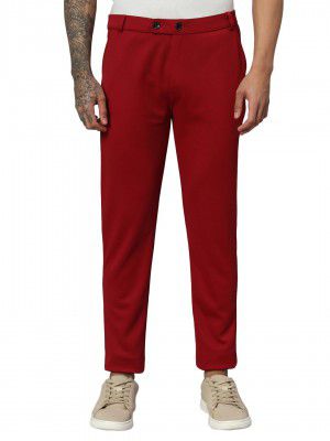 PPTOSS Men's Lycra Blend Regular Fit Causal Trouser Pants