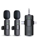 PQRQP 3 in 1 Wireless Collar Microphone Wireless Mic for Vlogging,Video Recording, Tiktok...