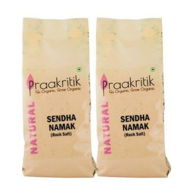 Praakritik Natural Rock Salt, 2Kg (4x500g)