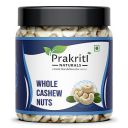 Prakriti Naturals 100% Natural & Crunchy Premium Whole Cashews Nutritious | Dry Fruits (Jar Pack) (500)...