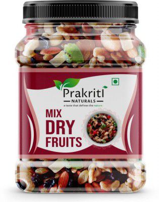 Prakriti Naturals Healthy Nutmix 1KG Almonds, Cashews, Raisins, Cranberries, Walnuts, Apricots, Kiwi