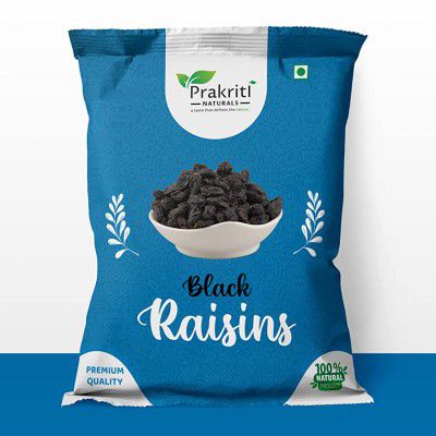 Prakriti Naturals® Seedless Black Raisins - 1kg