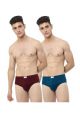 PRAKSAM COTTON'S BUGGI Multicolour Brief Combo(1X2) Pack...