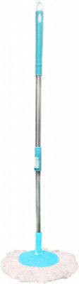 Pranays Kleanup Economy Spin Mop-Rod Stick (Blue)