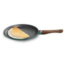 ?Preethi Artistic Collection Die Cast Non Stick Tawa, 27 cm, 5 Star Non Stick Effect, Cook & Serve, Ocean Green...