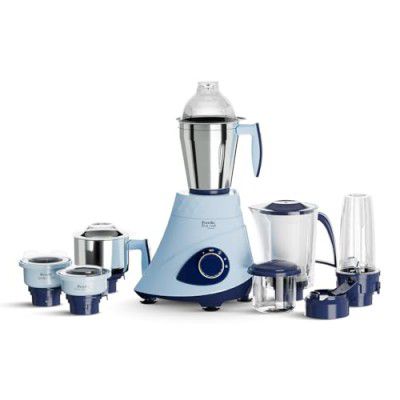 Preethi Blueleaf Titanium 15.0 | 1000 Watt Mixie with 15 advanced features| 6 Jars