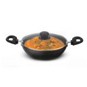 Preethi Daily Collection Non Stick Kadai, Grey...