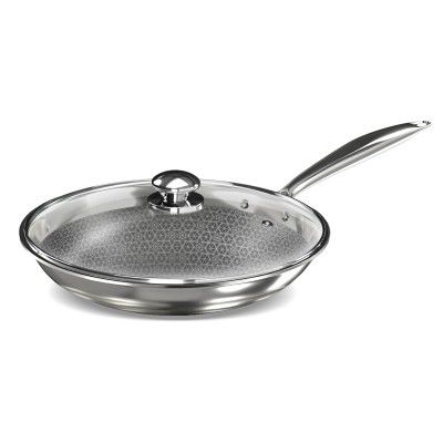 ?Preethi Diva Collection Triply Stainless Steel Fry Pan with API Technology, 26 cm