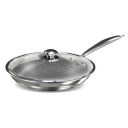 ?Preethi Diva Collection Triply Stainless Steel Fry Pan with API Technology, 26 cm...