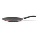 Preethi Dura Collectiona Non-Stick Concave Tawa, 28 cm, Gas & Induction Compatible, 5 Star Non Stick Effect, Chilly Red...