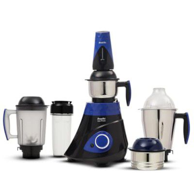 Preethi Eco Fresh Mixer grinder | 750 Watt Mixie | Made fresh, stays fresh | Food Sense Technology| Grinding+ Storage jar | MG-282 (Blue)