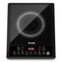 Preethi Indicook IC124 Induction Cooktop, 2100-Watt Electric Stove with Soft Touch Buttons and Crystal Glass (Black)...