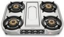 Preethi Shine 4 Burner Stainless Steel Manual Gas Stove  ...