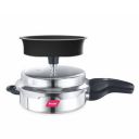 Preethi Stainless Steel Outer Lid 3 Litre Pressure Cooker with Spill Splash Shield For Zero Spill and Zero Splash (Induction Base)...