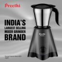 Preethi Tiara MG 275 500 W Mixer Grinder (3 Jars, Grey)...