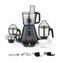 Preethi Zion MG-227 750 Watt Mixer Grinder with 4 Jars (3 Stainless steel Jars+1 Master Chef Plus Food processor Jar) Black...