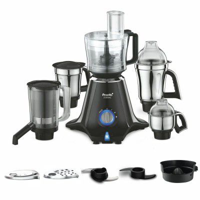 Preethi Zodiac MG-218 mixer grinder, 750-watt, 5 jars