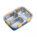 Prejak Lunch Box 3 Compartment Leak-Proof Bpa Free Stainless Steel 750 Ml...