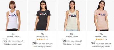Premium Brands Wome's T-shirts Upto 90% Off | Starts ₹99